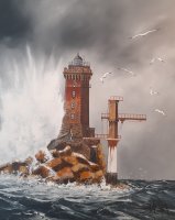 La Vieille - H.73 x L.60 cm - Huile sur toile