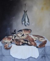 Les pinces - H.92 x L.73 cm - Huile sur toile