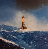 Armen - H.70 x L.70 cm - Huile sur toile